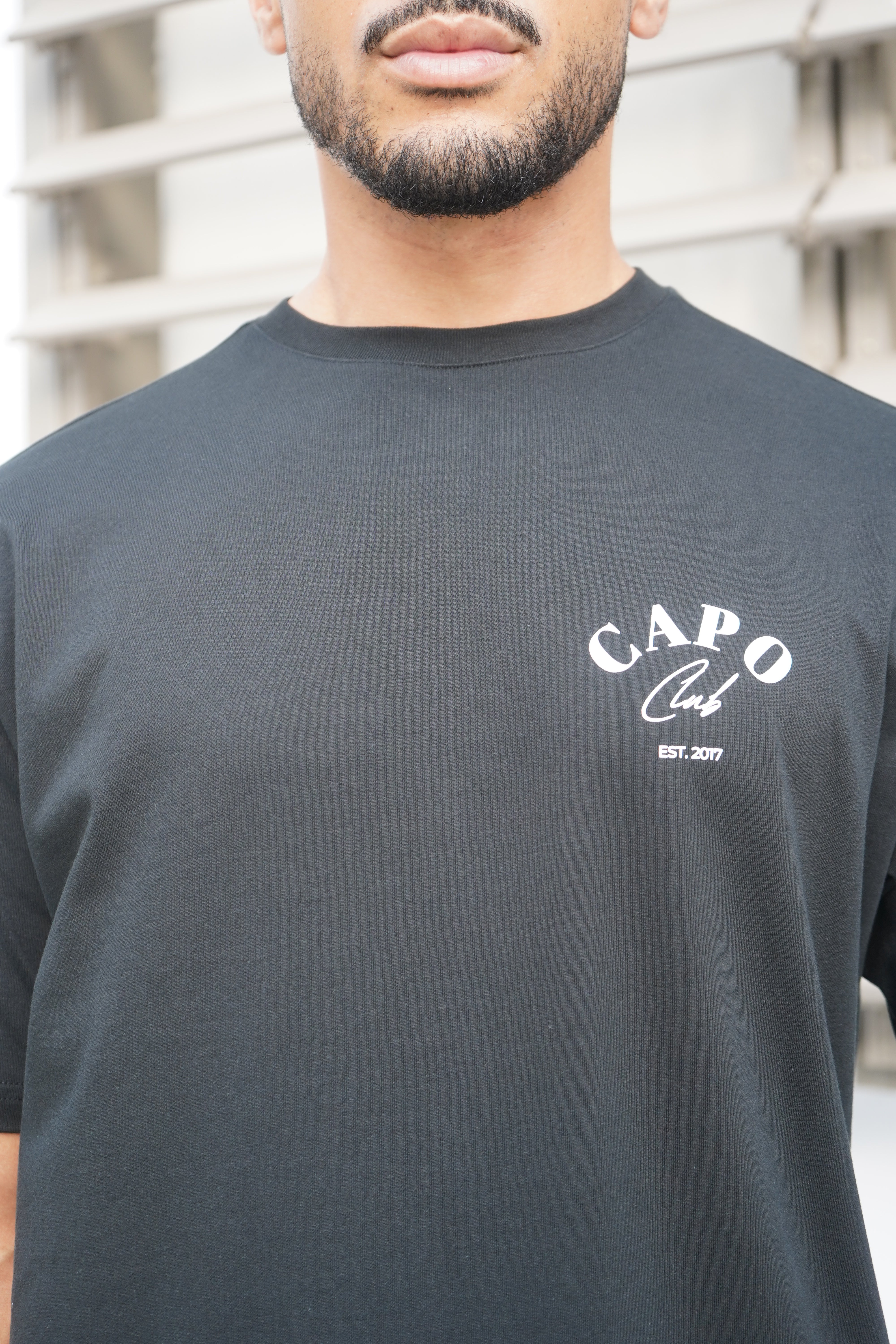 CAPO Beach Club T-Shirt Black White